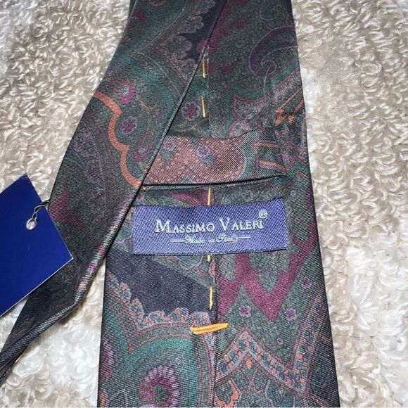 Massimo Valerie Italian made luxury tie - Picture 4 of 5